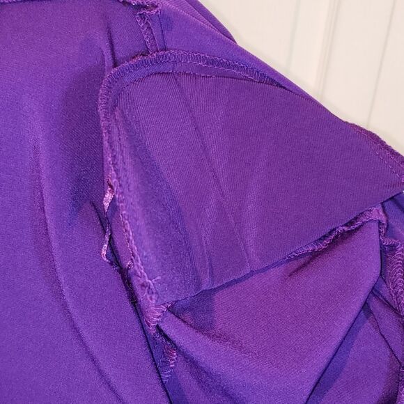R&M Richard's Plum Purple Open-faced Blazer - Picture 4 of 6